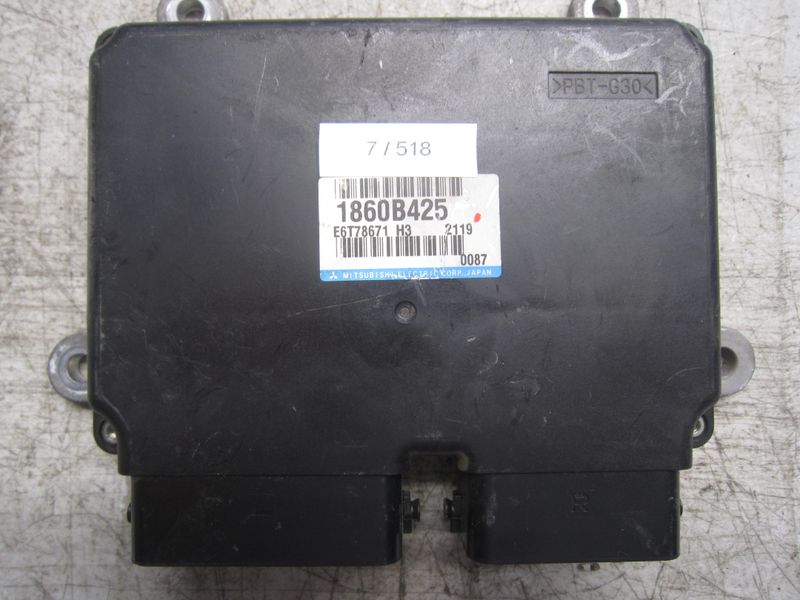 7-518 Centralina Motore Mitsubishi 1860B425   E6T78671 H3   MITSUBISHI Benzina ASX