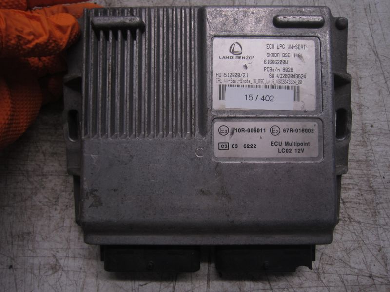 15-402 Centralina Gas Gpl Landi Renzo 61666200W   ECU LPG VW-SEAT VG202043G24 67R-016002 HD 512000/21  SKODA Benzina / Gpl  Generica