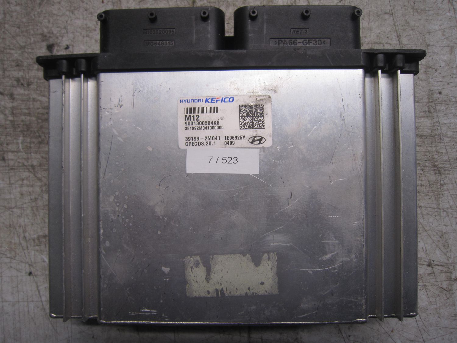 7-523 Centralina Motore Kefico 39199-2M041 391992M041 CPEGD3-2M041 M12 9001300584KB  HYUNDAI Elettrica / Benzina TUCSON