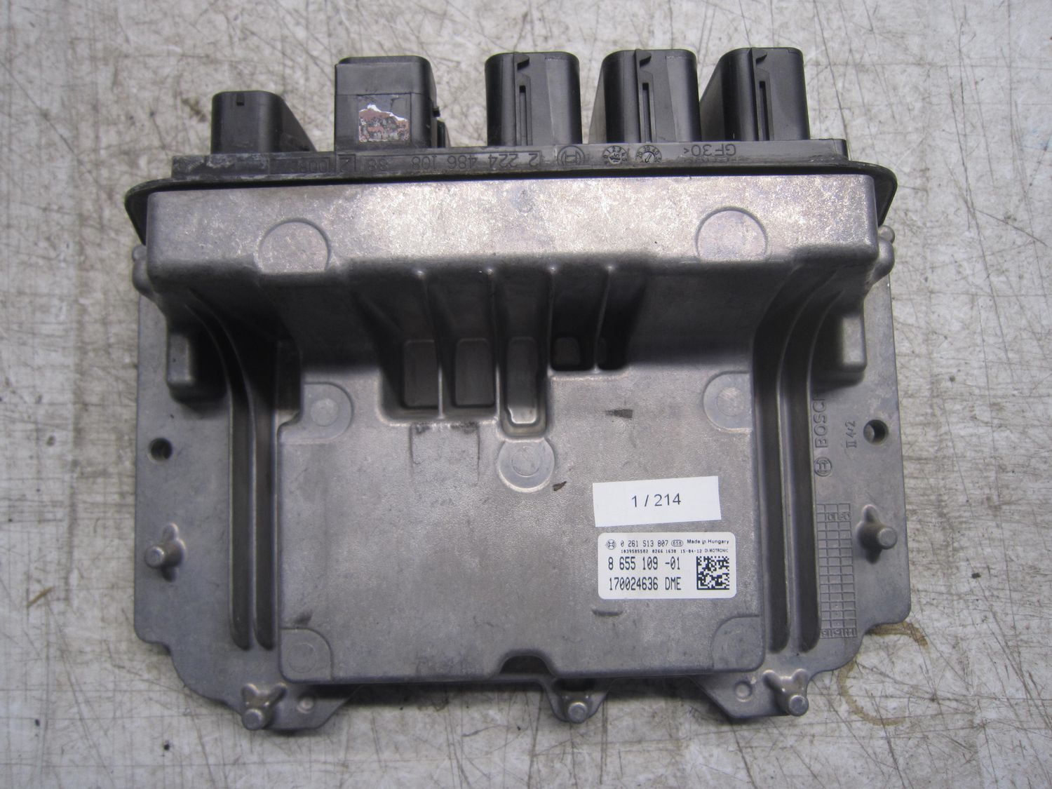 1-214 Centralina Motore Bosch 0 261 S13 807 0261S13807 8 655 109-01 1039S65582   MINI Benzina COOPER