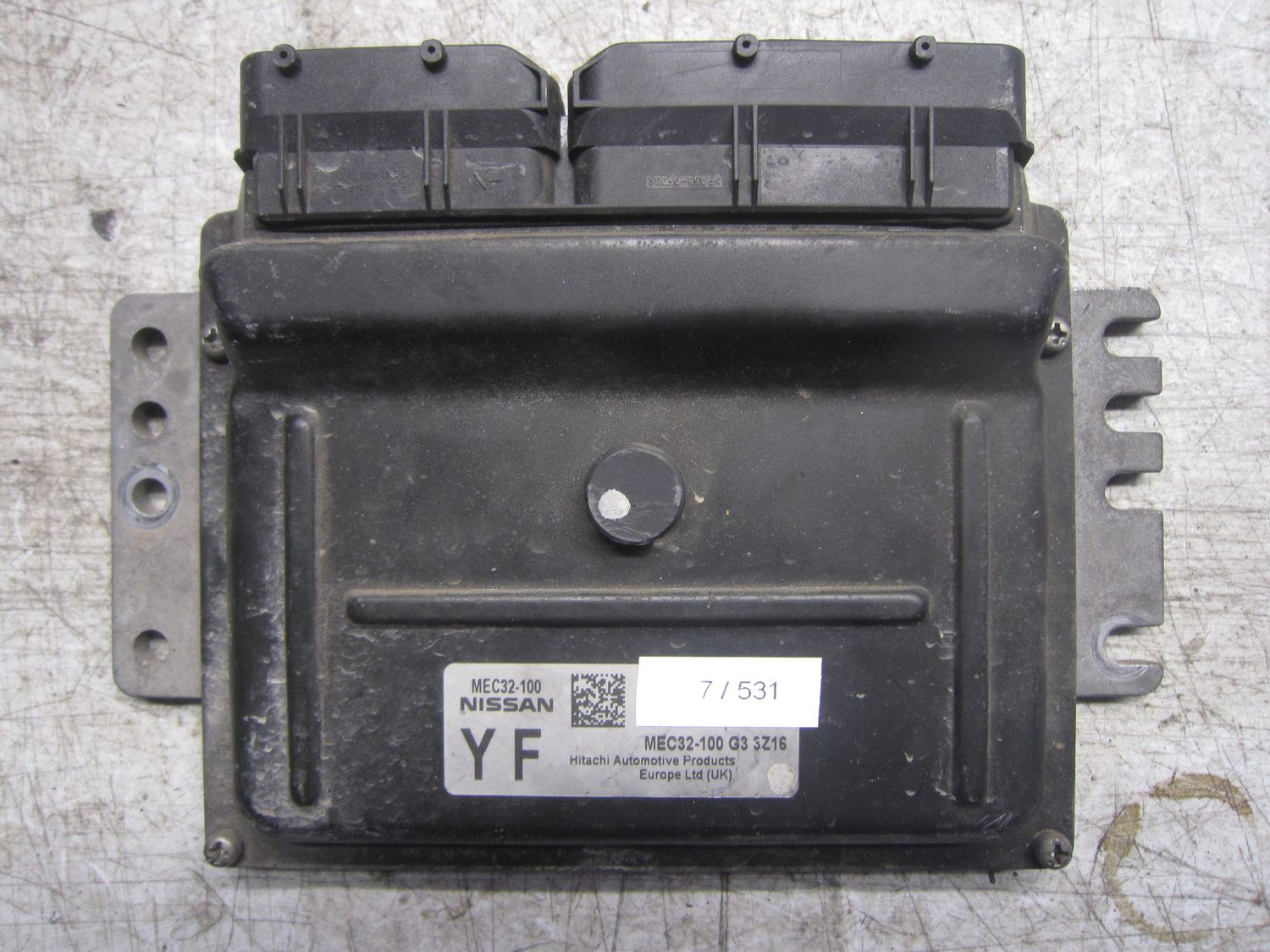 7-531 Centralina Motore Hitachi MEC32-100 MEC32100 MEC32-100 G3 3Z16 YF   NISSAN Benzina Micra