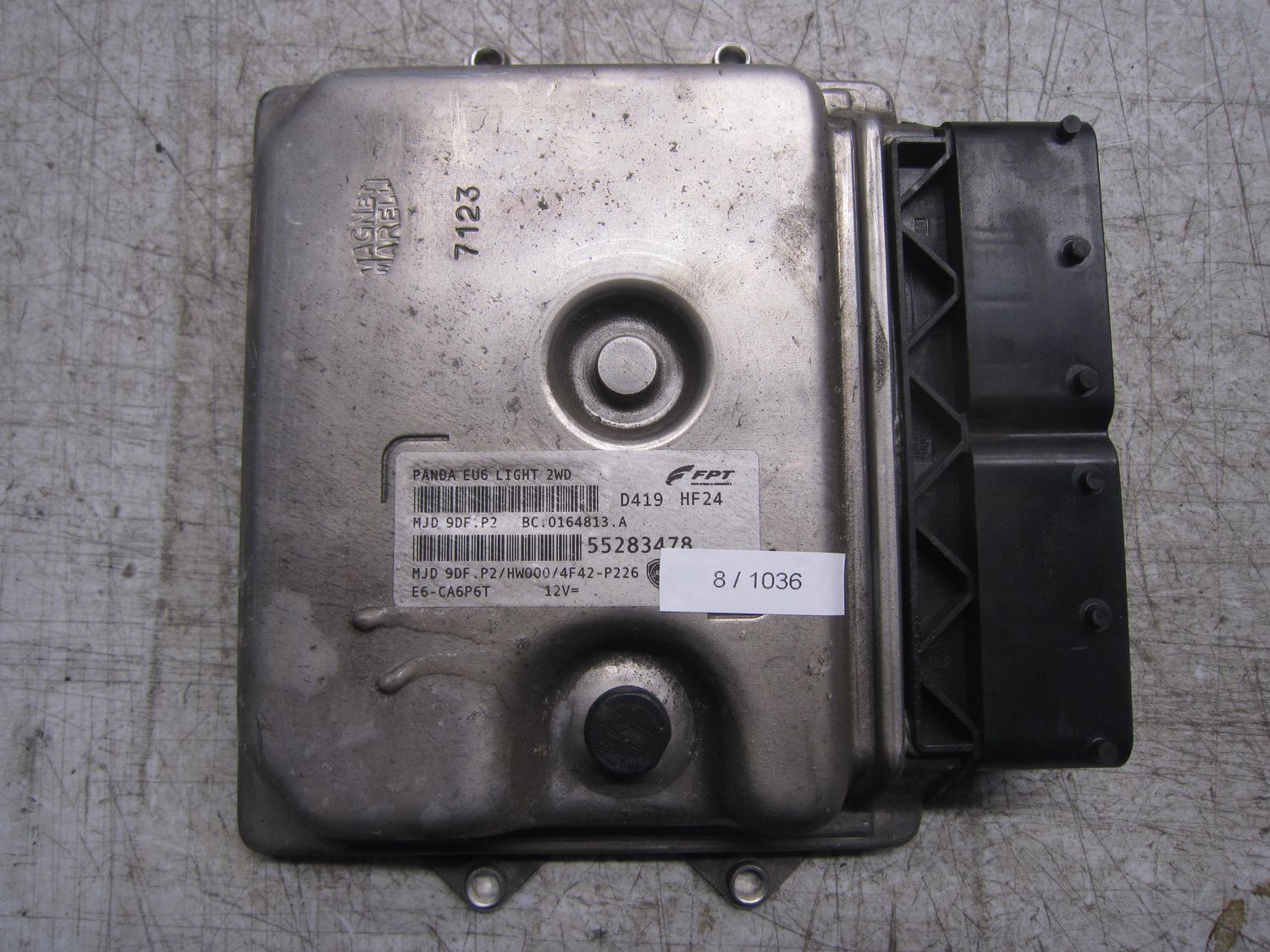 8-1036 Centralina Motore Magneti Marelli  55283478   MJD 9DF.P2 BC.0164813.A  PANDA EU6 LIGHT 2WD   HW000/4F42-P226  FIAT  Diesel Panda