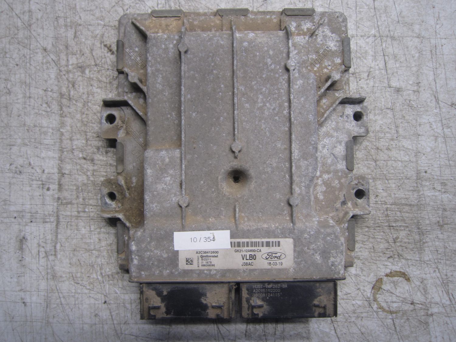 10-354 Centralina Motore Continental A2C38412600   GK21-12A650-CA SID211 J38AC  FORD Diesel Transit