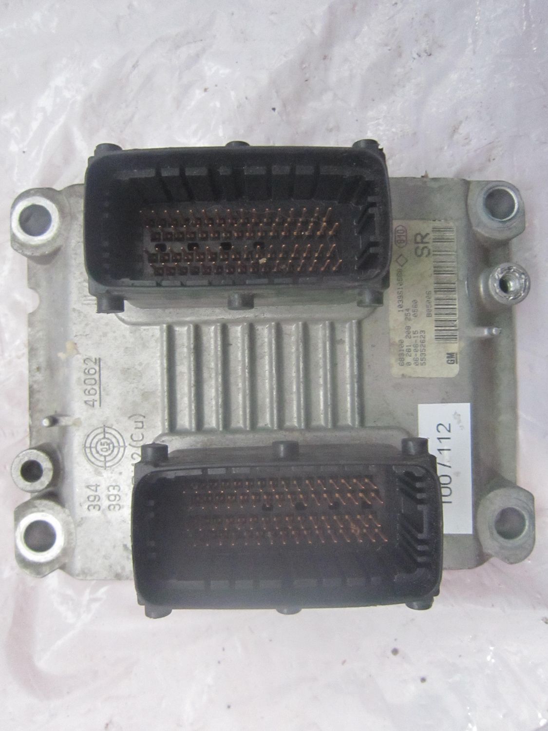 100-112 Centralina Motore Bosch 0 261 208 254 0261208254 55352623    OPEL Benzina Agila