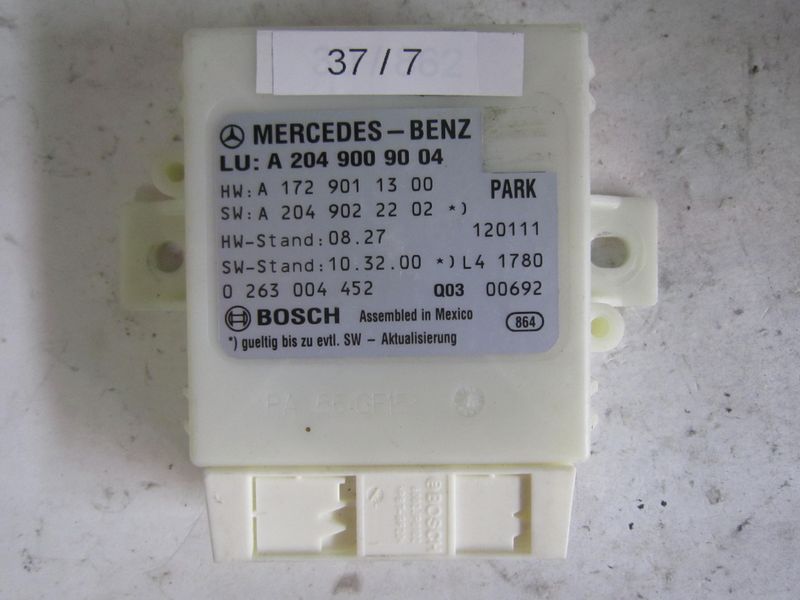 37-95 Centralina sensori parcheggio Bosch 0 263 004 211 0263004211 A 204 540 66 62 A2045450432 A2044420156 Q01 MERCEDES  CLASSE C
