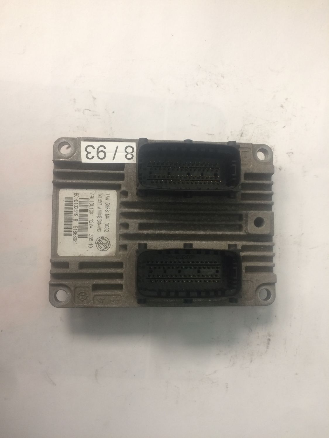 8-93 Centralina Motore Magneti Marelli IAW 5SF8.M4 IAW5SF8.M4  BC.0102319.B 51868981 HW409/5014-P13 FIAT Benzina Panda