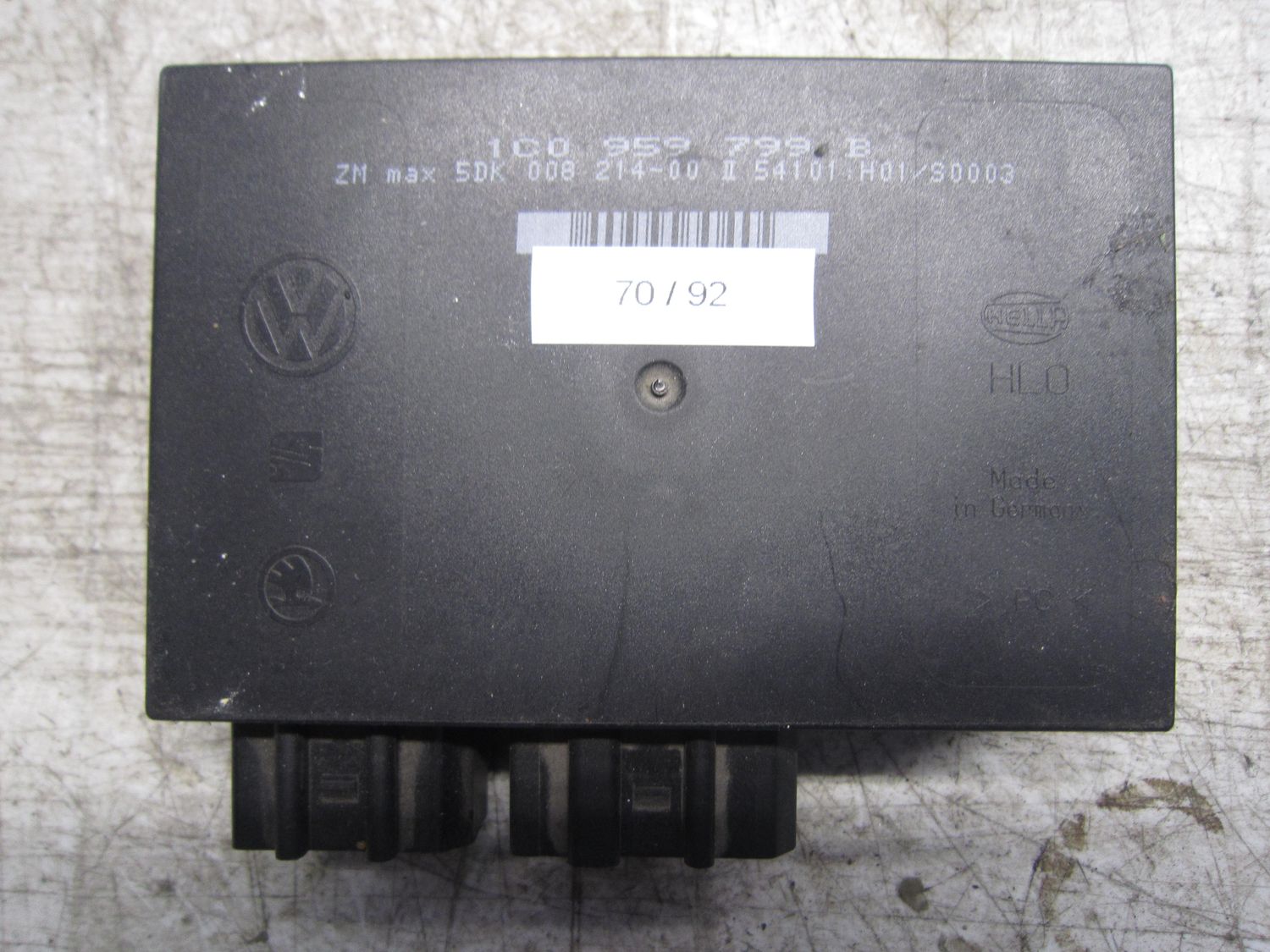 70-92 Centralina Modulo Confort   1C0 959 799 1C0959799 5DK 008 214-00    VOLKSWAGEN  Golf