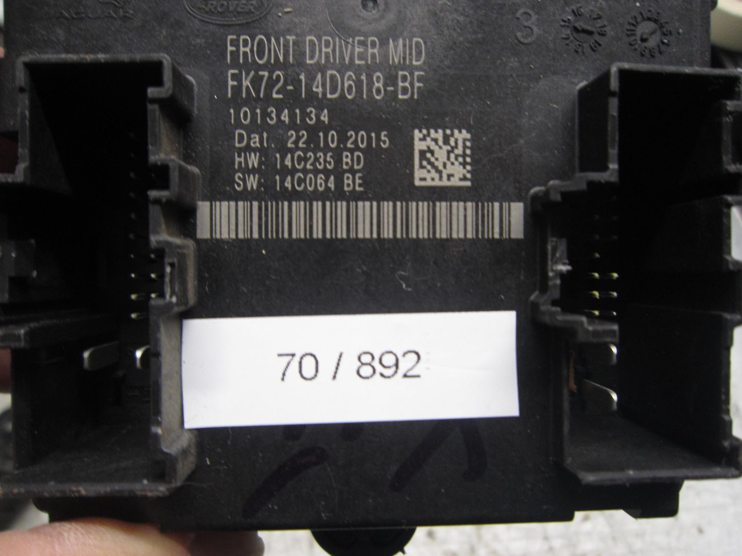 70-892 Centralina Porte Land Rover FK72-14D618-BE FK7214D618BE     LAND ROVER  DISCOVERY