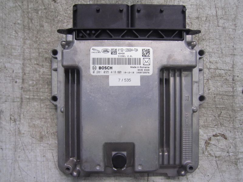 7-535 Centralina Motore Bosch 0 281 035 418 0281035418 KY32-12B684-FBA 1039T25576   LAND ROVER Diesel EVOQUE