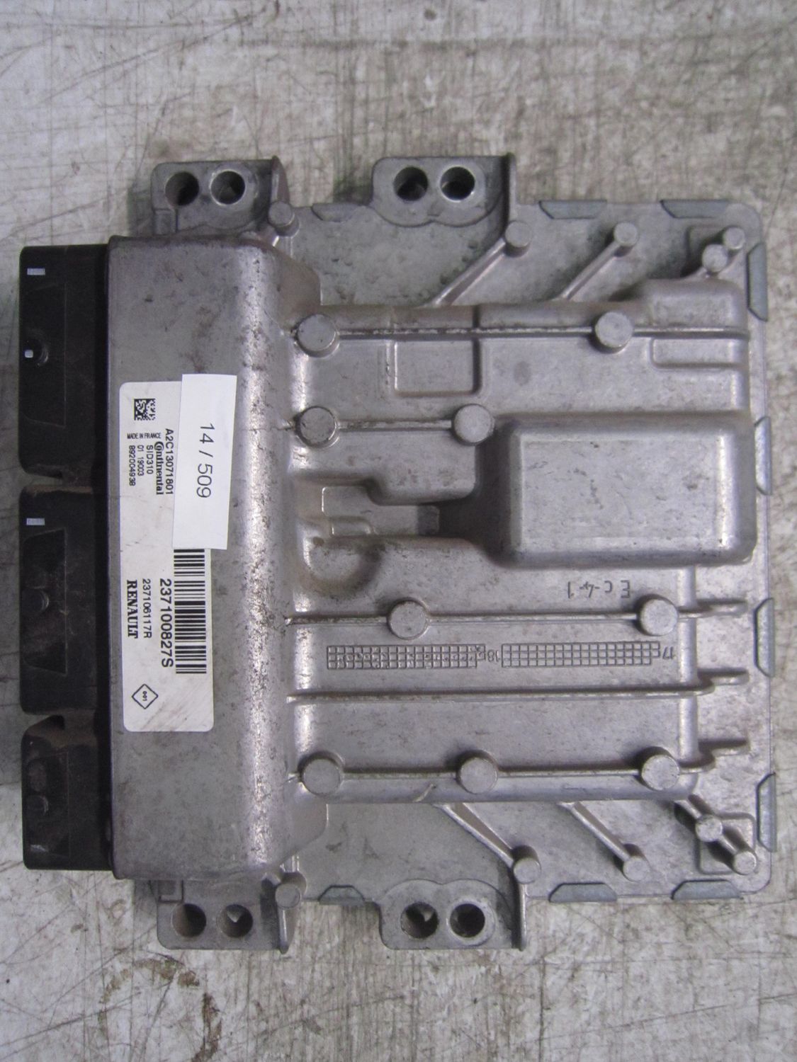 14-509 Centralina Motore Continental 237100827S   237106117R A2C13071801 SID 310  RENAULT Diesel MASTER
