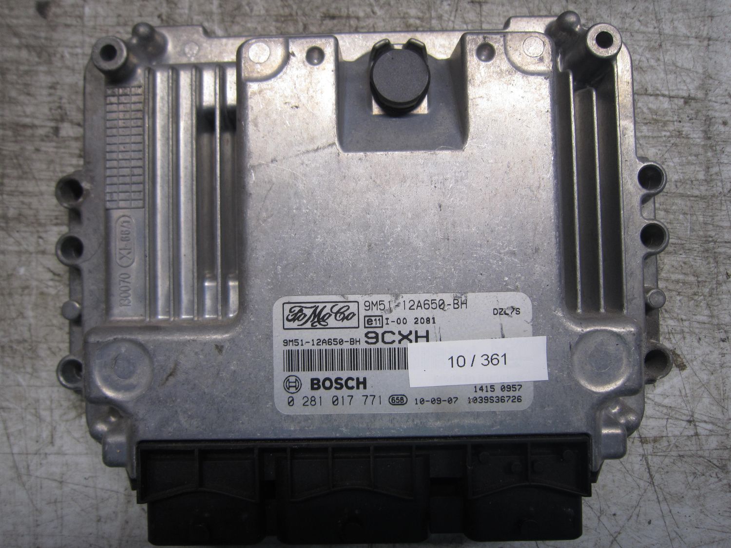 10-361 Centralina Motore Bosch 0 281 017 771 0281017771 9M51-12A650-BH 1039S36726   FORD Diesel FOCUS