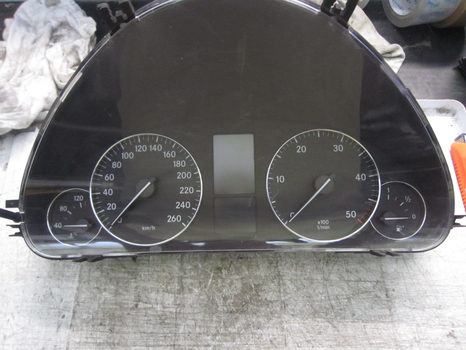 40-781 Quadro Strumenti / Contachilometri Siemens A 203 540 49 47 A2035404947 110.080.266/005     MERCEDES Diesel Classe C