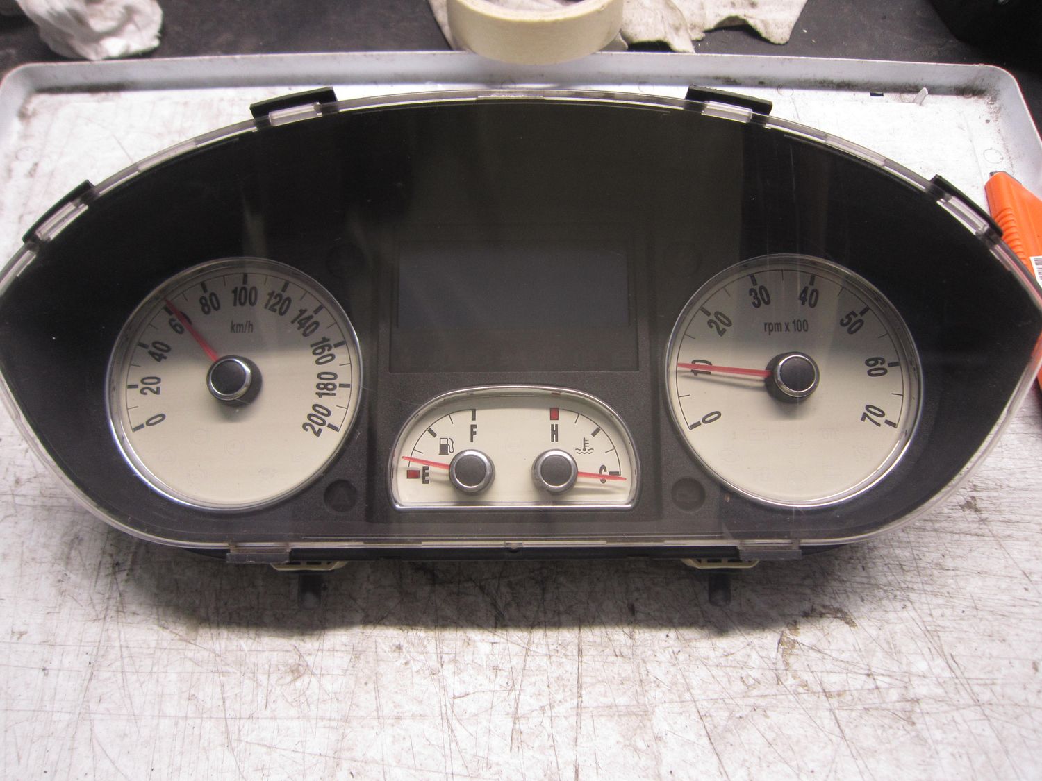40-783 Quadro Strumenti / Contachilometri Alfa Romeo / Fiat / Lancia 735388653   503001190100 90271   LANCIA Diesel Musa