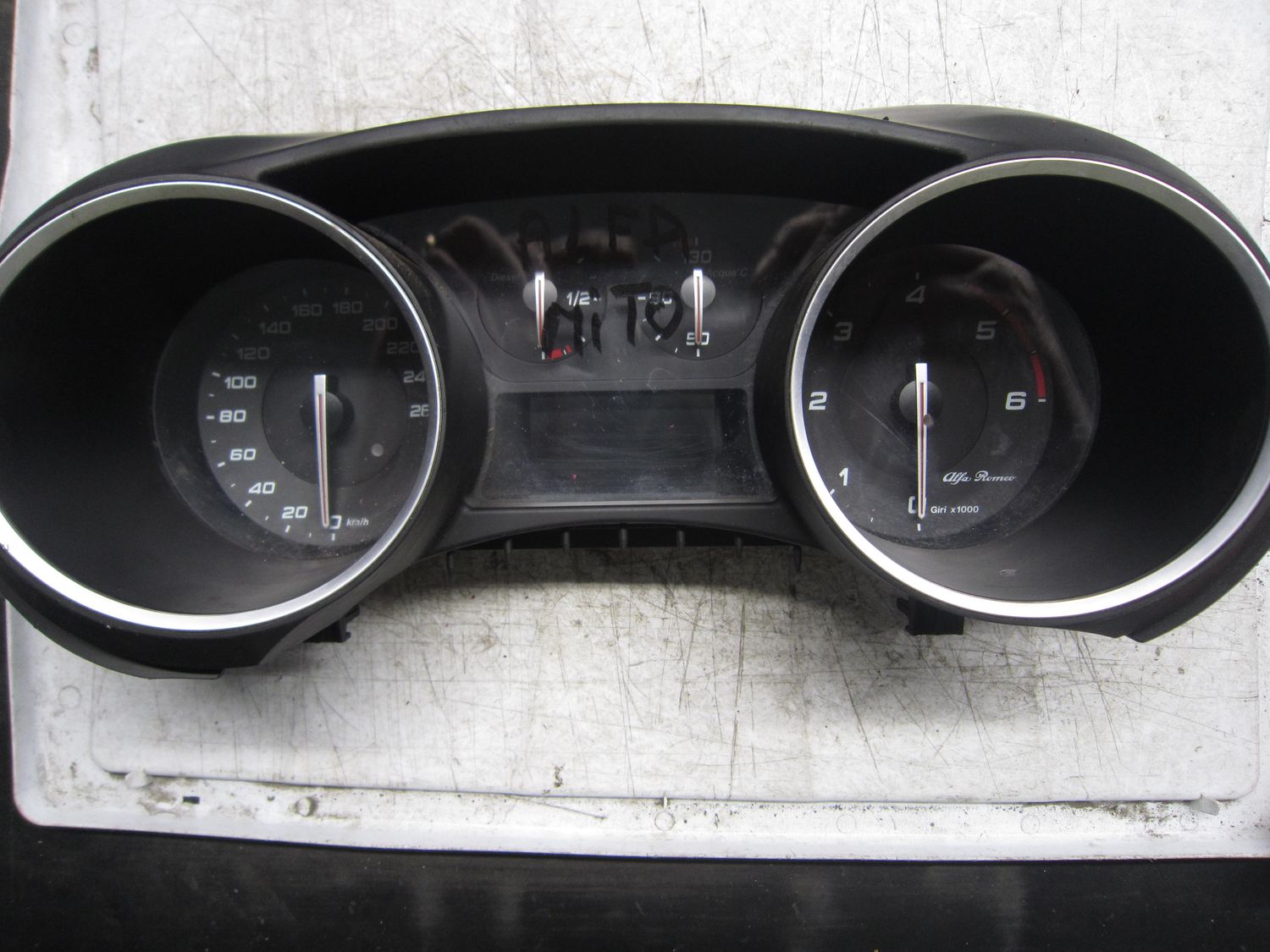 40-785 Quadro Strumenti / Contachilometri Vdo 50538657   A2C99660800    ALFA ROMEO Diesel Mito