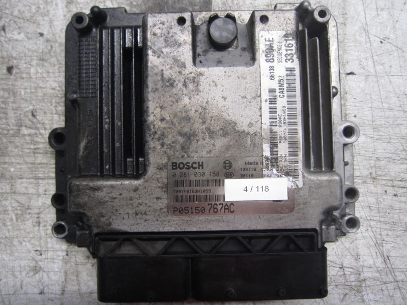 4-118 Centralina Motore Bosch 0 281 030 158 0281030158 P05150767AC 1039S0000   JEEP Diesel GRAND CHEROKEE