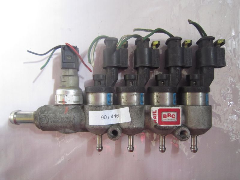 90-446 Rampa Iniettori Gpl Brc 67R-010185 67R010185 110R-000005 CLASS 2 RAIL  8   Benzina / Gpl