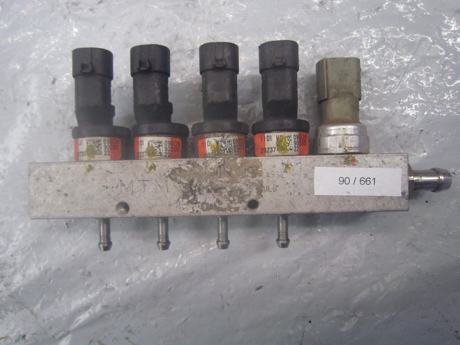 90-661 Rampa Iniettori Gpl M.T.M.  110R-000005 RAIL 110R000005RAIL 67R-010185 09SQ9 11DI   Benzina / Gpl