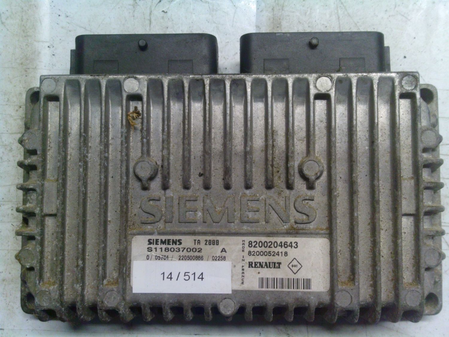 14-514 Centralina Cambio Automatico Siemens S118037002 A S118037002A 8200204643 8200052418 TA2000  RENAULT  Varie