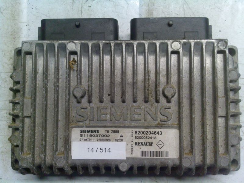 14-514 Centralina Cambio Automatico Siemens S118037002 A S118037002A 8200204643 8200052418 TA2000  RENAULT  Varie