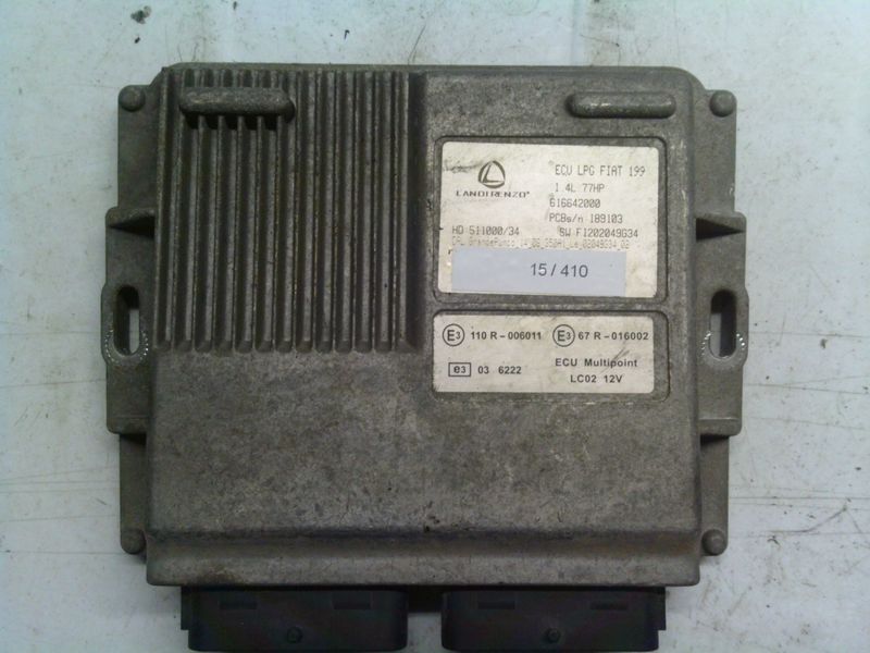 15-410 Centralina Gas Gpl Landi Renzo 616642000   FI2020045G34 511000/34  PUNTO 199 1.4 77HP FIAT Benzina / Gpl Punto