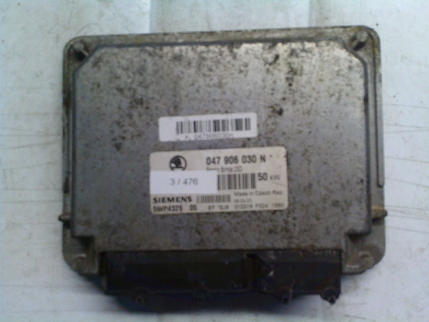 3-476 Centralina Motore Siemens 5WP4329 05 5WP432905 047 906 030 N SIMOS 23D   SKODA Benzina FELICIA