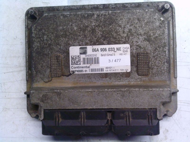 3-477 Centralina Motore Continental 5WP40885 01 5WP4088501 06A 906 033 NE HW : H01 SIMOS 7.8  SEAT Benzina ALTEA