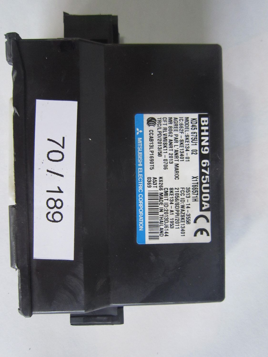 70-189 Modulo Chiusura Centralizzata Mitsubishi BHN9 675U0A BHN9675U0A KD45 675U1 02 X1T66571H SKE134-01  MAZDA  Varie