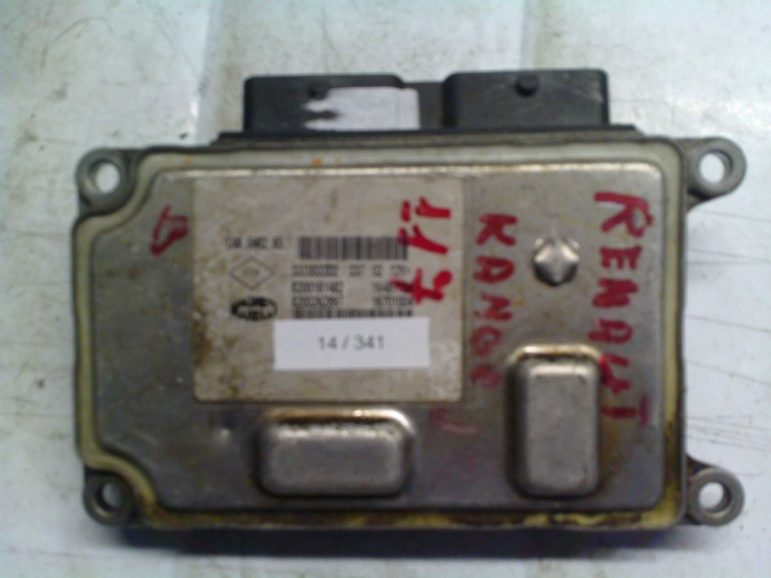 14-341 Centralina Motore Magneti Marelli IAW 5NR2.K5 IAW5NR2.K5 8200181482  8200262897 16481134   16701001 RENAULT Benzina Clio