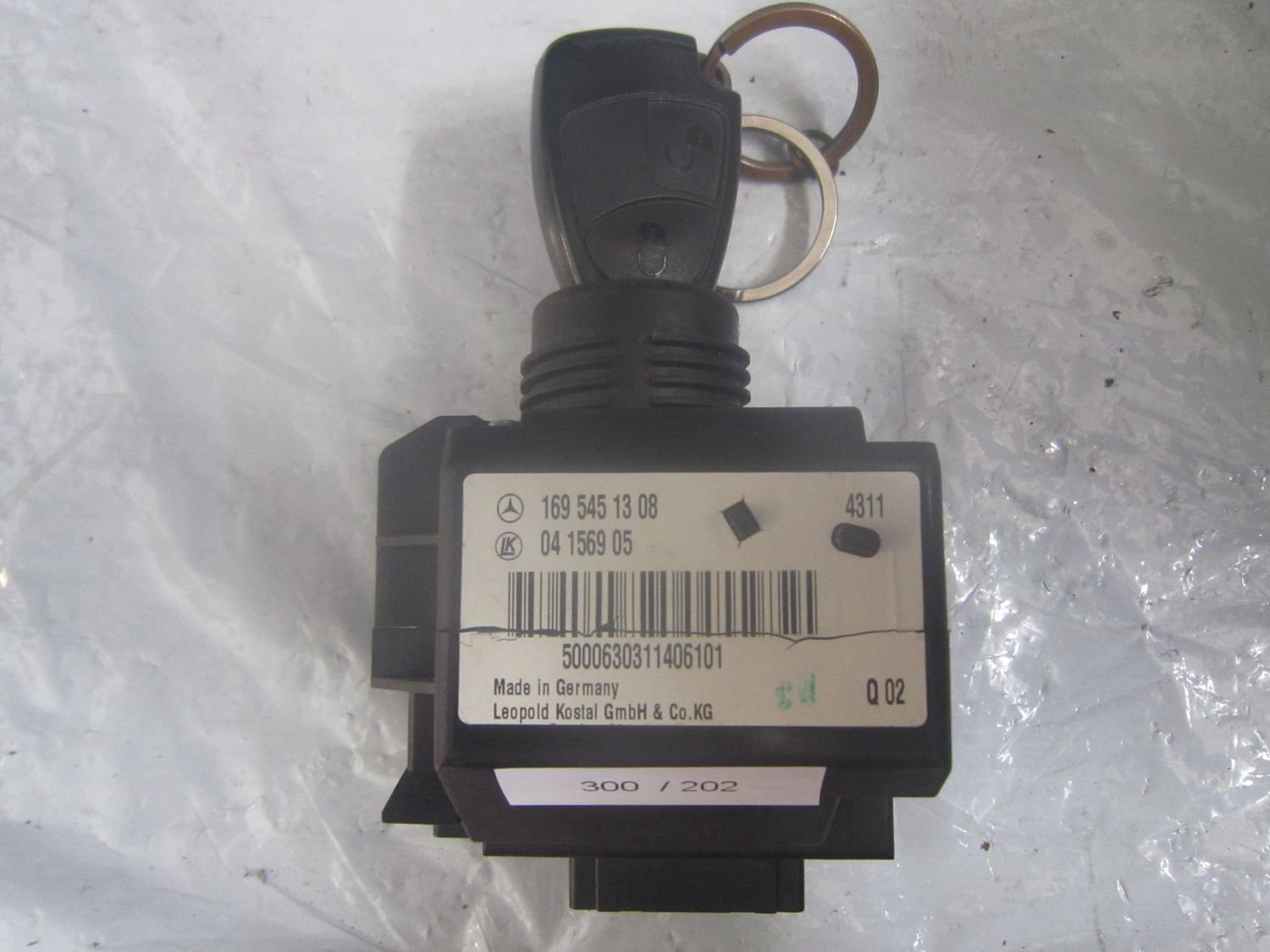 300-202 Blocchetto Accensione Leopold Kostal 169 545 13 08 1695451308 04 1569 05    MERCEDES  Classe A