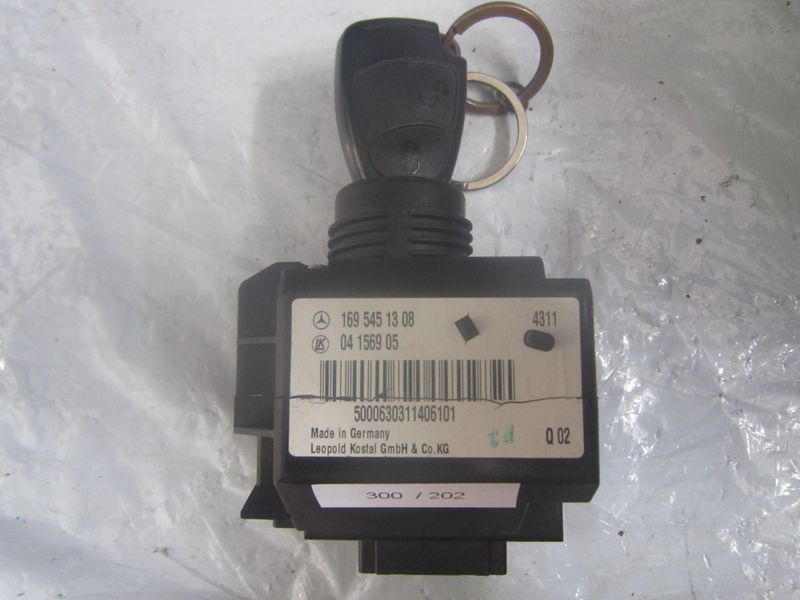 300-202 Blocchetto Accensione Leopold Kostal 169 545 13 08 1695451308 04 1569 05    MERCEDES  Classe A