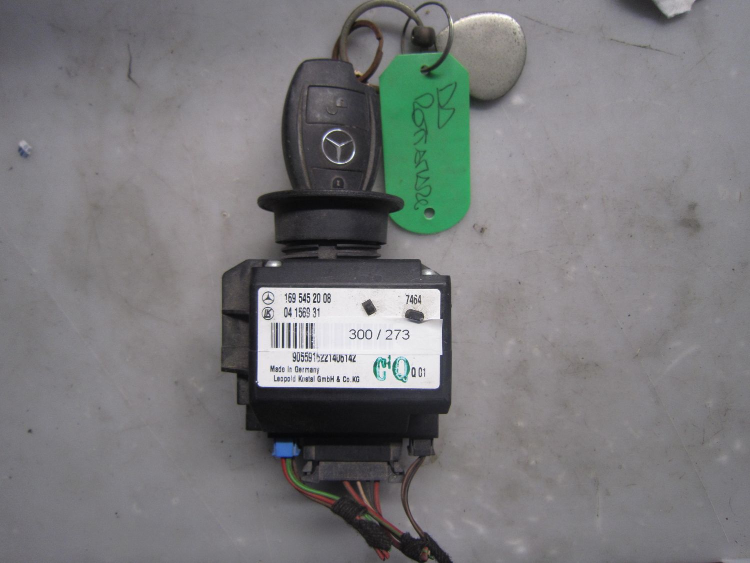 300-273 Blocchetto Accensione Leopold Kostal 169 545 20 08 1695452008 04 1569 31    MERCEDES  Classe A