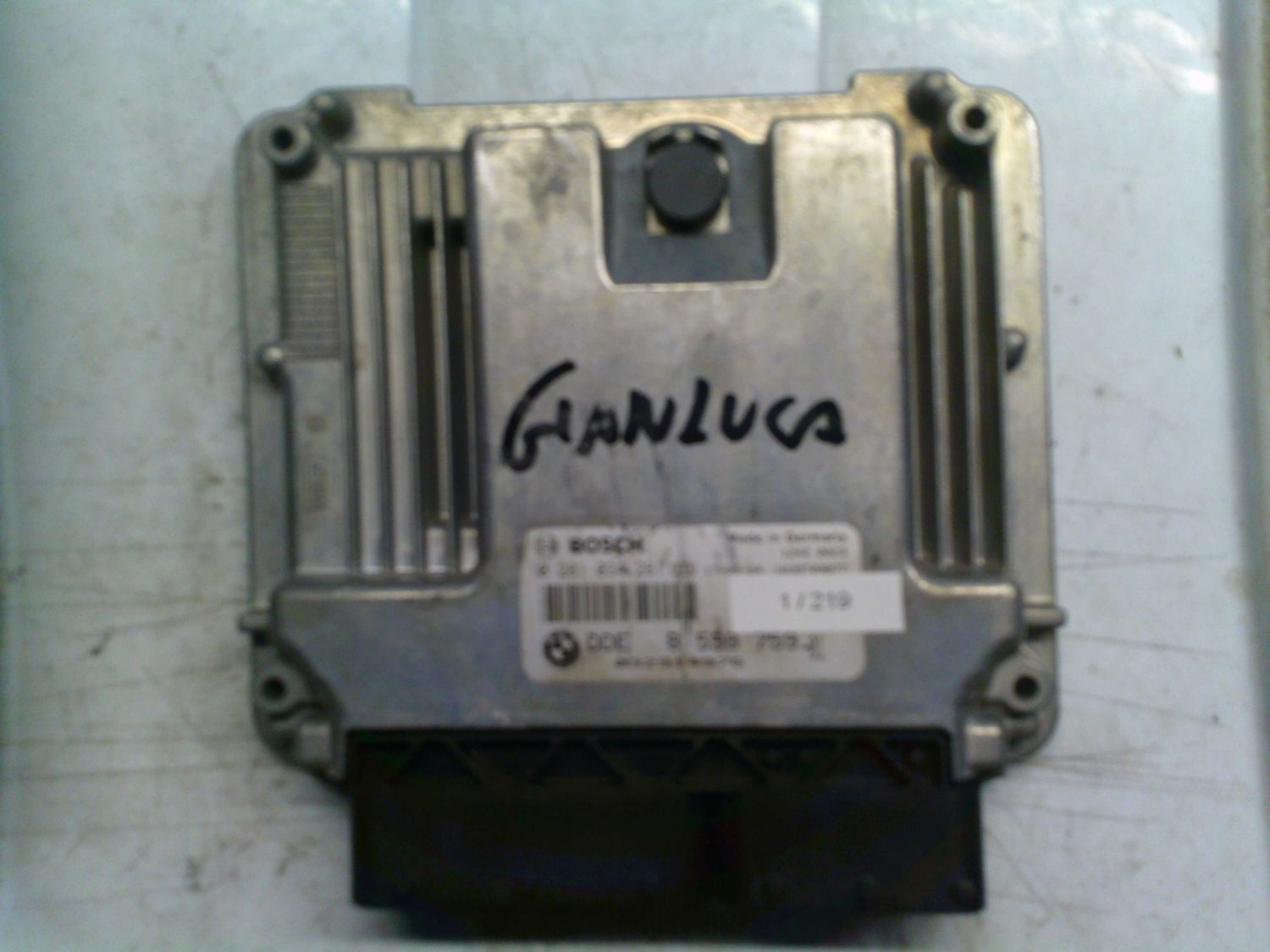 1-219 Centralina Motore Bosch 0 281 034 281 0281034281 8 598 759 1039T04877   BMW Diesel SERIE 1