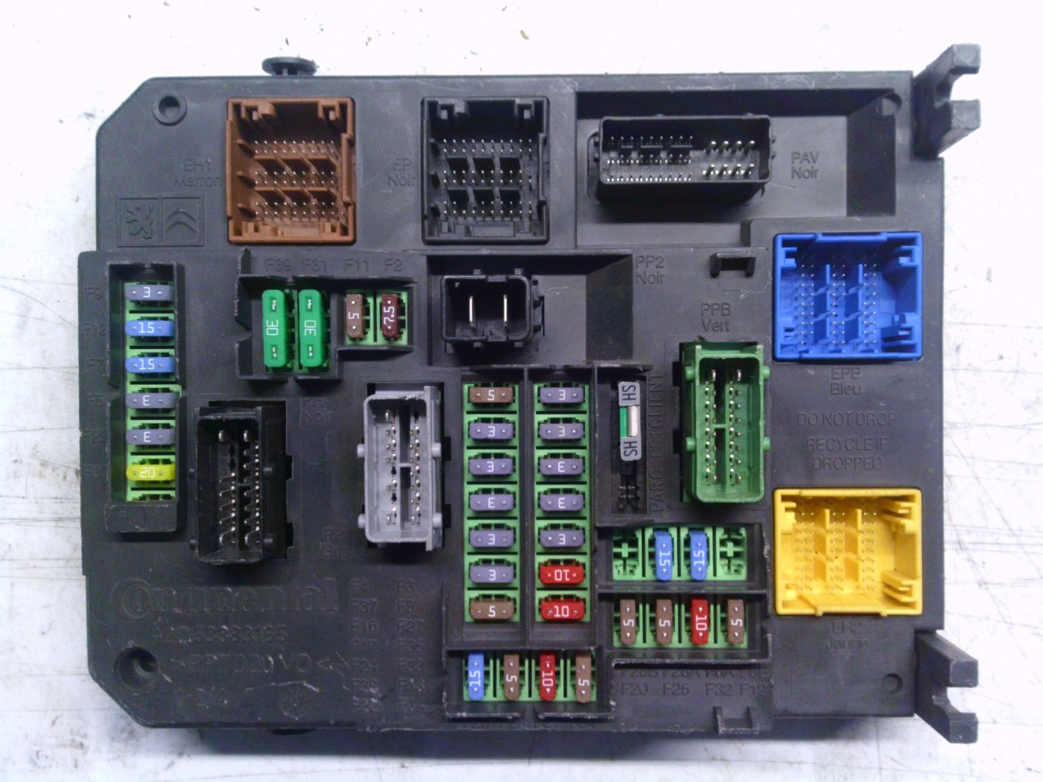 60-77 Scatola Fusibili Continental S180204004 B S180204004B 9806687980 01 BSI-Q04-01   CITROEN  Ds 5