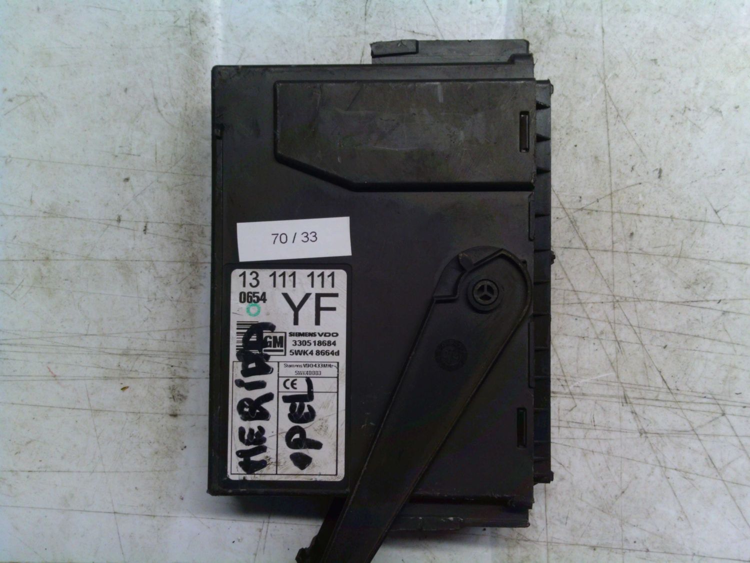 70-33 Centralina Modulo Confort Siemens 5WK4 8664D 5WK48664D 13 111 111 4042 YF   OPEL  MERIVA