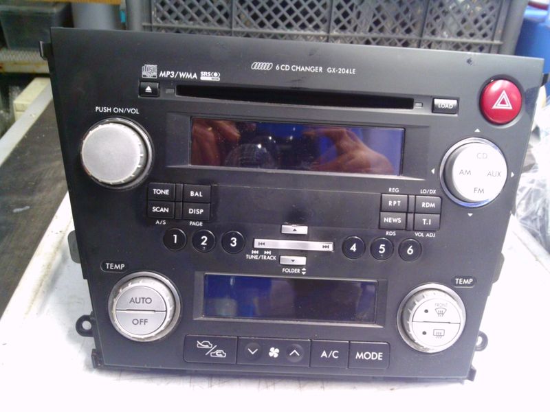 400-687 Unità Comandi Centrali Kenwood GX204LEF2   Y37-1322-72 86201AG460   SUBARU  LEGACY