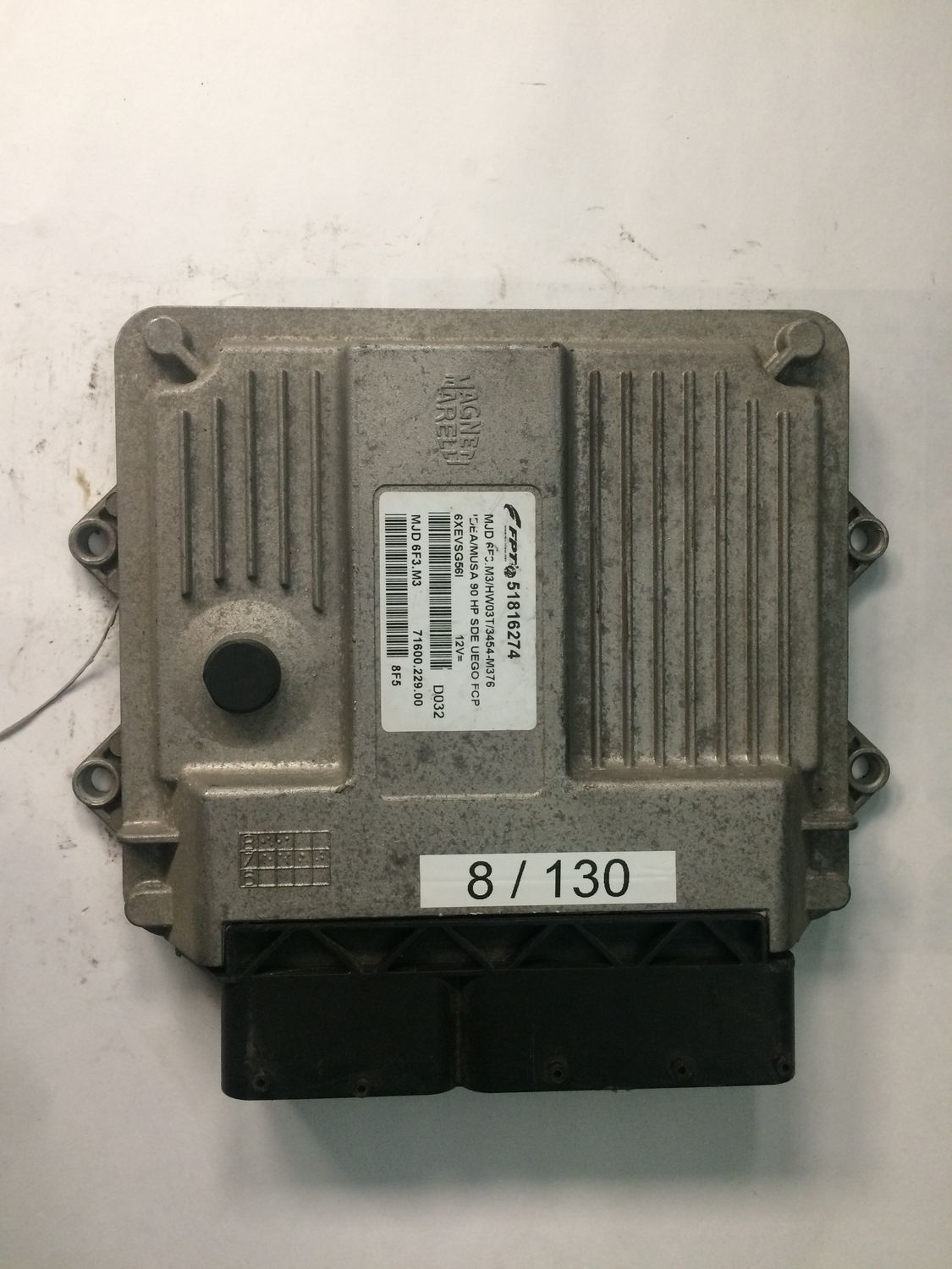8-130 Centralina Motore Magneti Marelli 51816274   MJD 6F3.M3  71600.229.00 HW03T/3454-M376 FIAT Diesel Idea