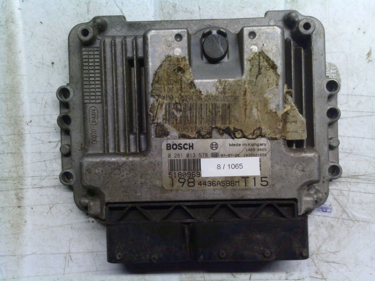 8-1065 Centralina Motore Bosch 0 281 013 578 0281013578 51809691 1039S21656 198 4436A5BBM T15  FIAT Diesel BRAVO_BRAVA