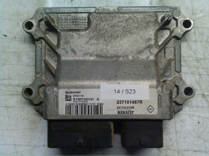 14-523 Centralina Motore Continental S180105141 A S180105141A 237101467R 237101212R EMS3130  DACIA Benzina Varie