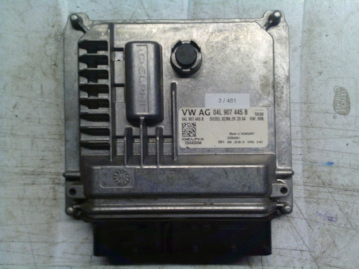 3-481 Centralina Motore Delphi 28445556   04L 907 445 B   DCM6.2V HW H06 VOLKSWAGEN Diesel Golf