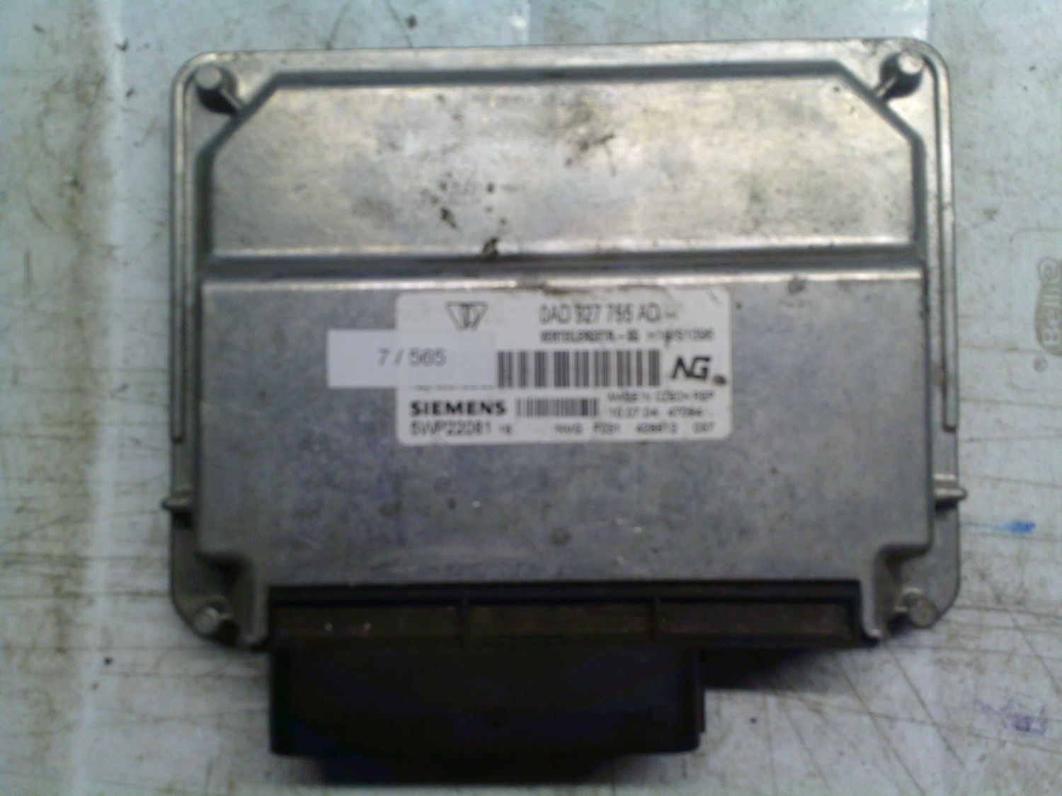 7-565 Centralina Cambio Automatico Siemens 5WP22081   0AD 927 755 AD    PORSCHE Benzina CAYENNE