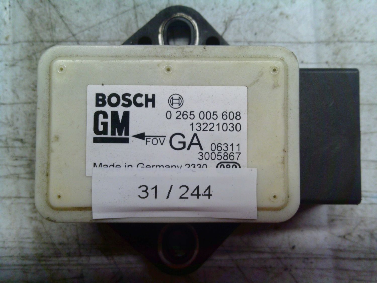 31-244 Sensore Antimbardata Bosch 0 265 005 608 0265005608 13221030    OPEL  CORSA