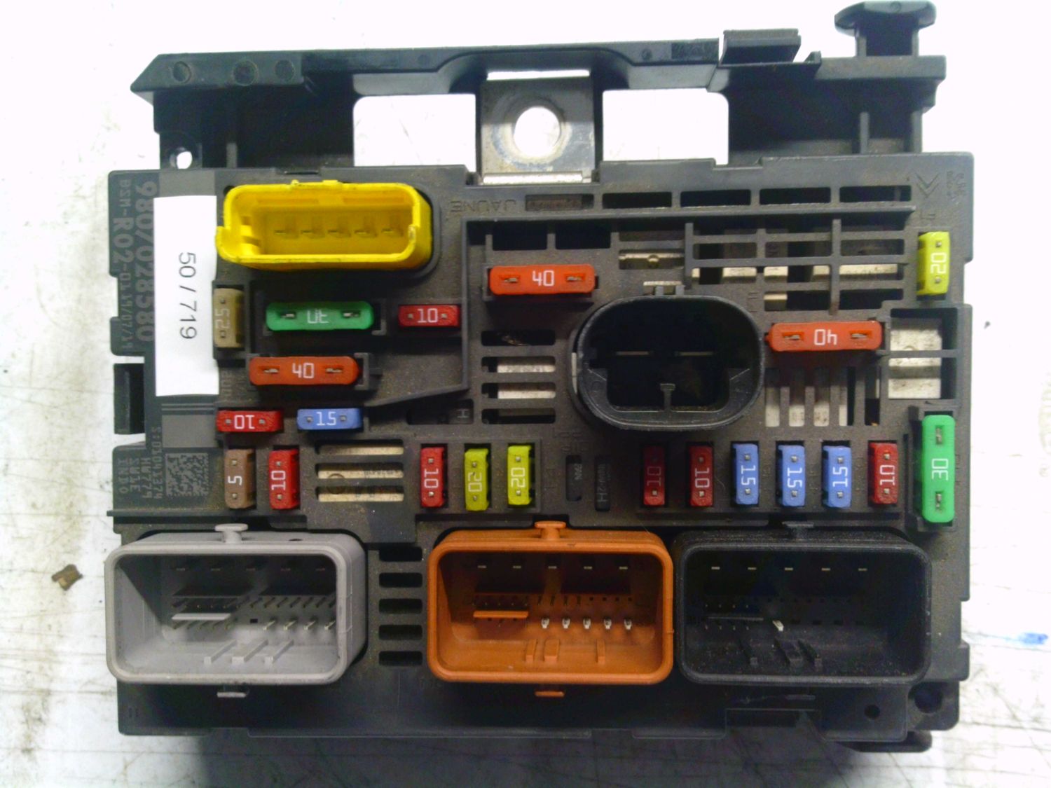 50-719 Body Computer Delphi 9807028580   BSM-R01-01 HW779 SW1E  CITROEN / PEUGEOT Diesel Varie