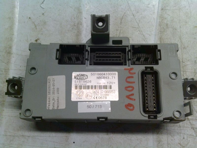50-718 Body Computer Magneti Marelli 501860410000   NBC843.71 51818628   LANCIA Benzina Ypsilon