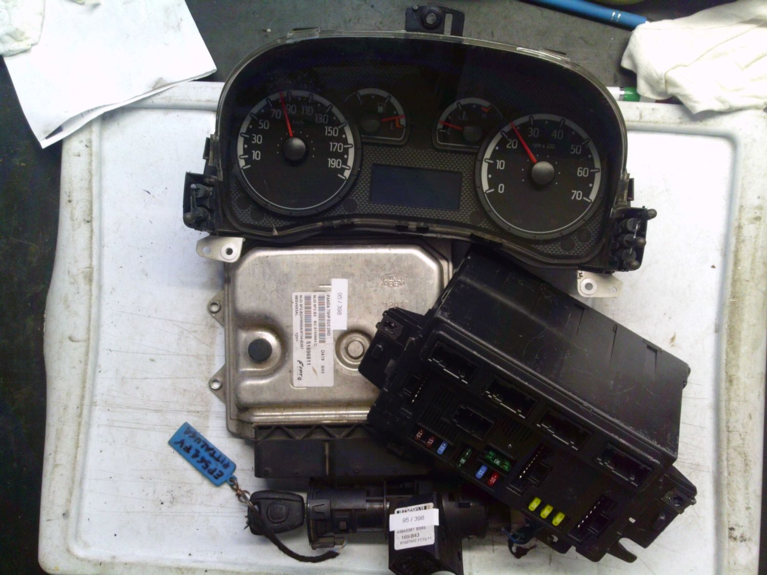 95-398 Kit Motore Alfa Romeo / Fiat / Lancia 51896811   MJD 8F2.B2 51900918   S180131001B 555000460104   51885379 61027500 46845361  169/843 FIAT Diesel Panda