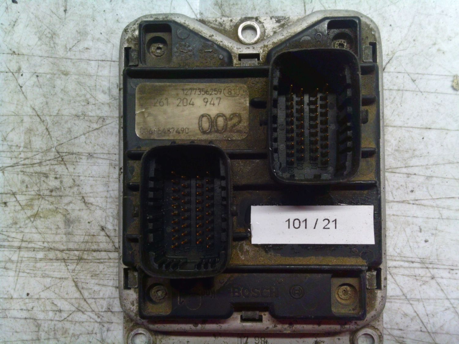 101-21 Centralina Motore Bosch 0 261 204 947 0261204947  1277356259 00465487490 002 ALFA ROMEO Benzina 147