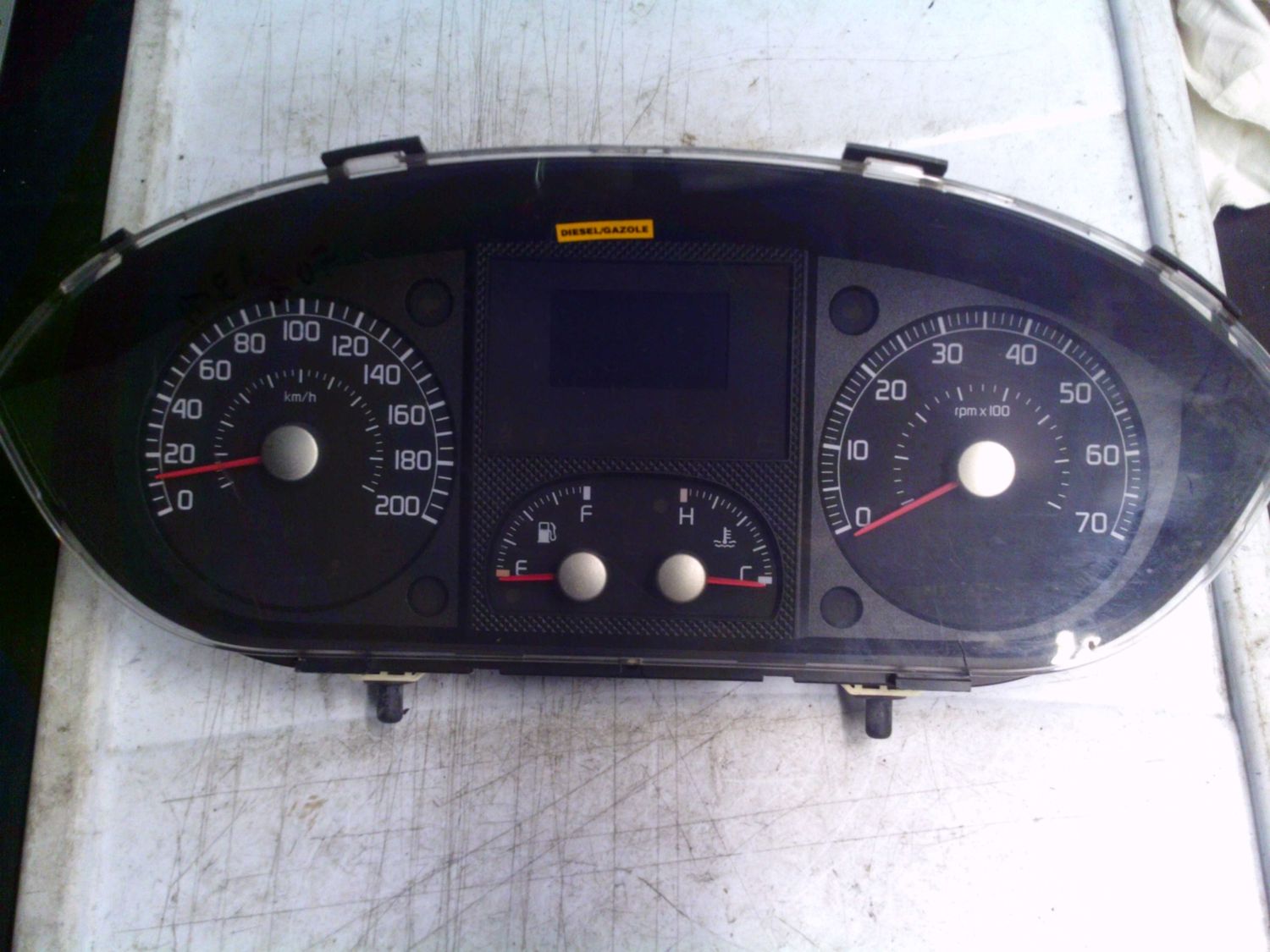 40-802 Quadro Strumenti / Contachilometri Alfa Romeo / Fiat / Lancia 735423080   5550006800304    FIAT Diesel Idea
