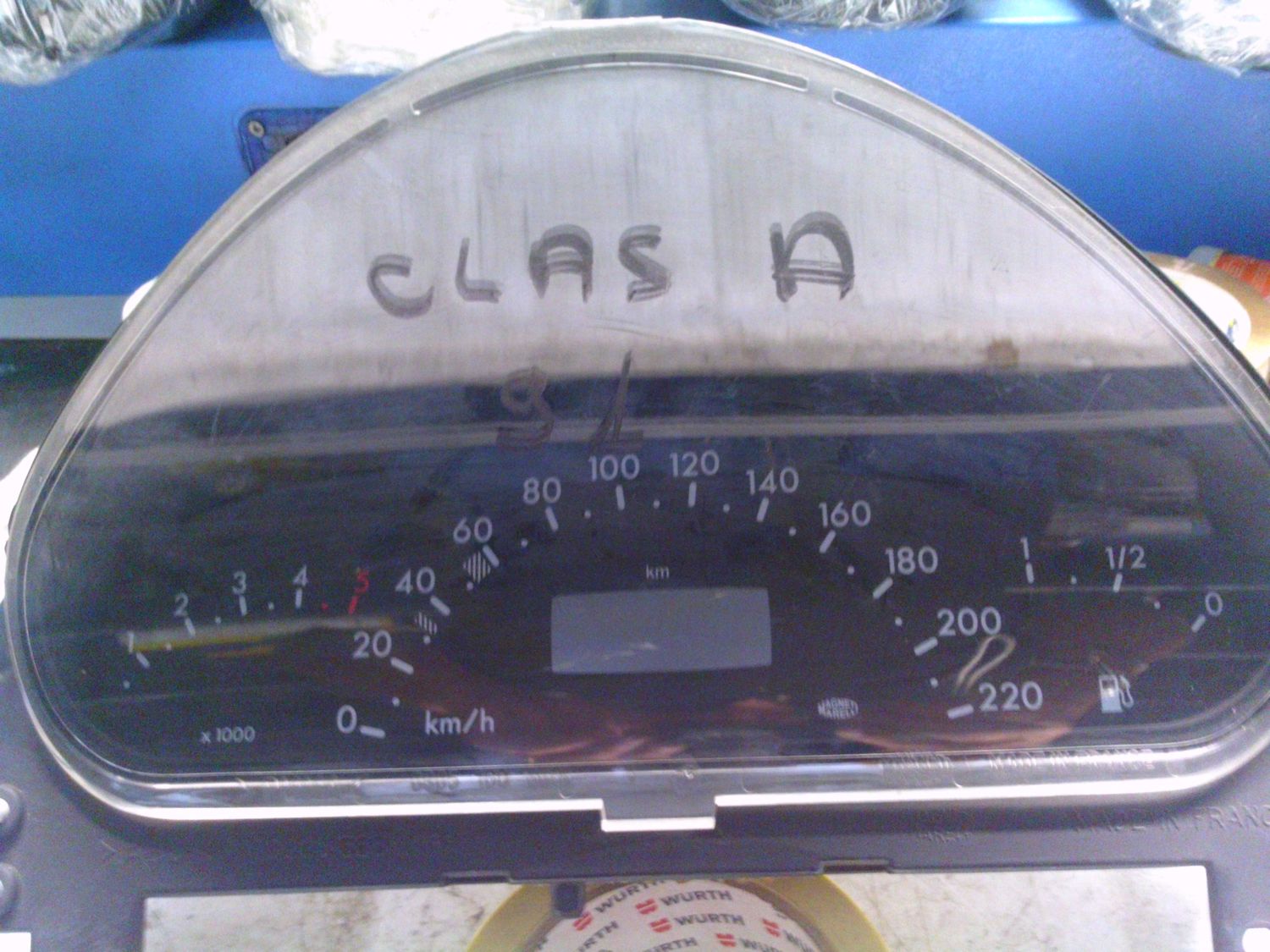 40-809 Quadro Strumenti / Contachilometri Magneti Marelli 0905 268 0091 09052680091 A 168 540 8711 Q1   MERCEDES Diesel Classe A