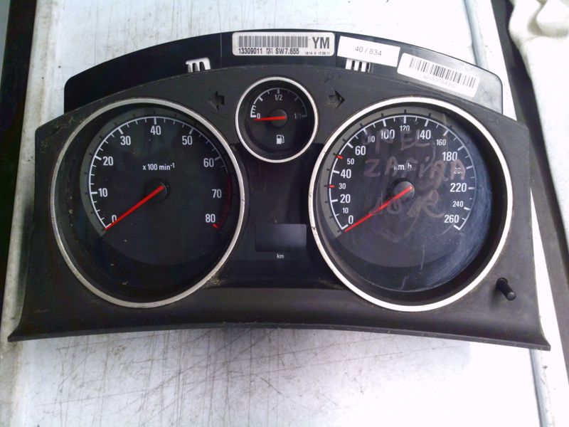 40-834 Quadro Strumenti / Contachilometri Vdo 13309011   A2C53164392    OPEL Benzina ZAFIRA