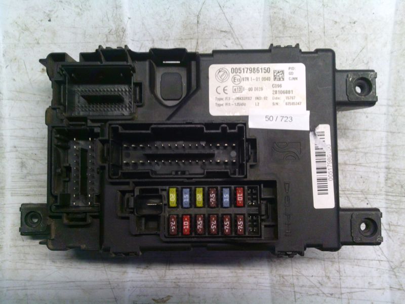 50-723 Body Computer Delphi 00517986150   28106881 AM433RX2   FIAT Diesel Punto