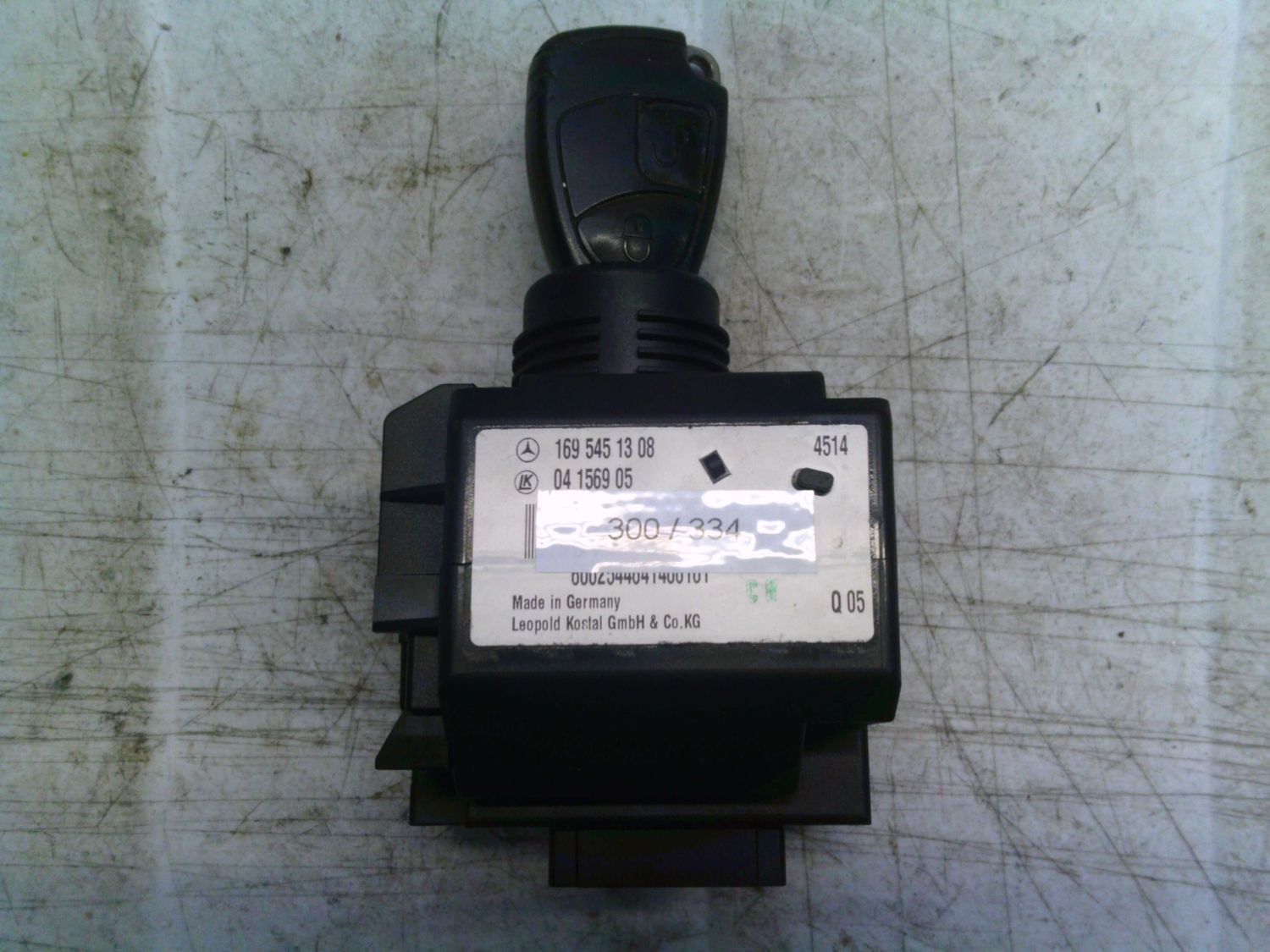 300-334 Blocchetto Accensione Leopold Kostal 169 545 13 08 1695451308 04 1569 05    MERCEDES  Classe A